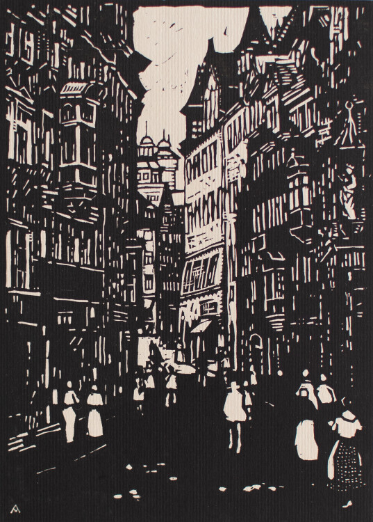 Rudolf Arzberger - Nürnberg - o.J. - Holzschnitt