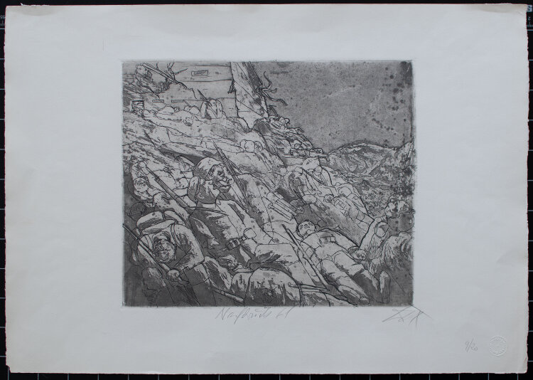 Otto Dix - Der Krieg - 1961/1924 - Aquatintaradierung