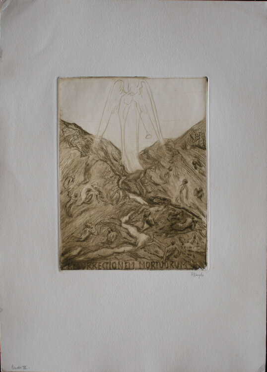 Hildegard Koegler - Credo in unum deum - o.J. - Radierung Mappe