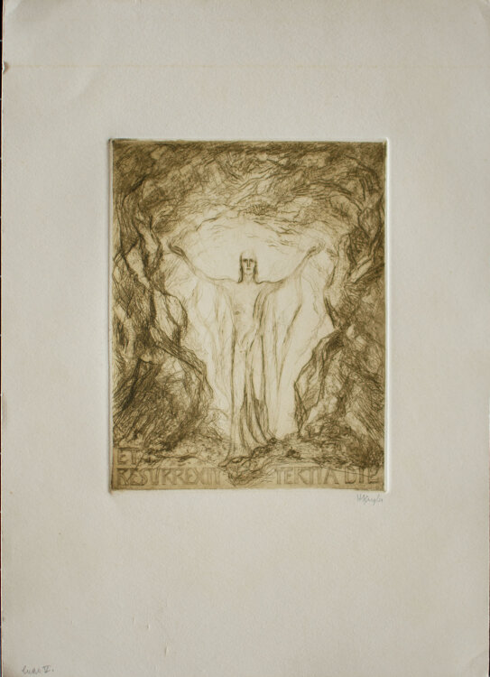 Hildegard Koegler - Credo in unum deum - o.J. - Radierung Mappe