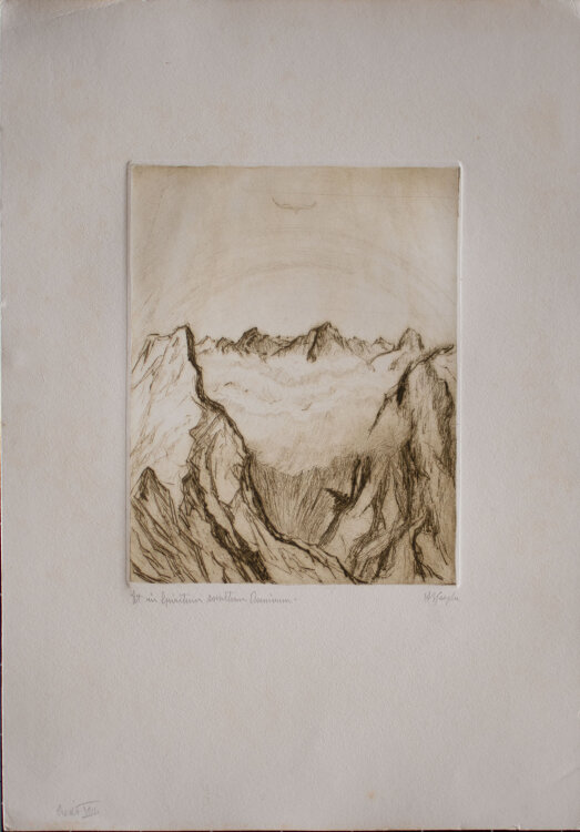 Hildegard Koegler - Credo in unum deum - o.J. - Radierung Mappe