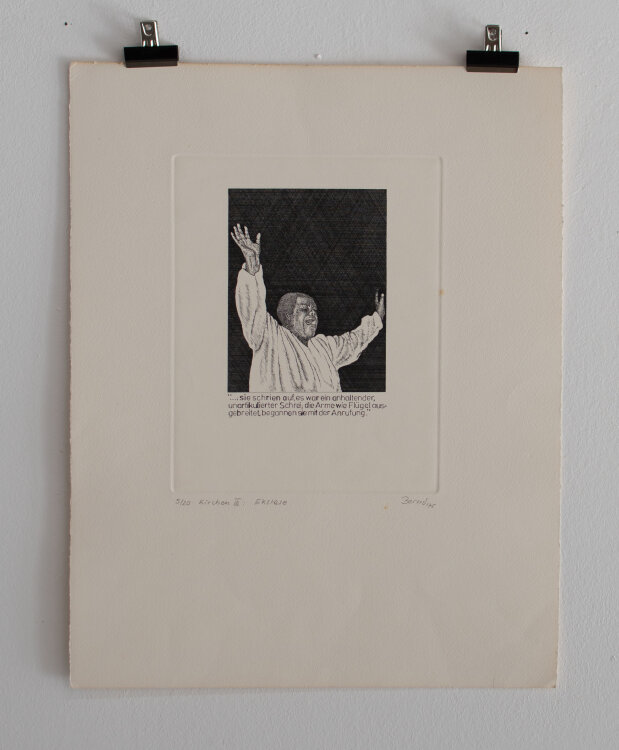 Signiert Bernd - Illustration zu James Baldwin, Kirchen...