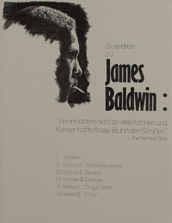 Signiert Bernd - Illustration zu James Baldwin,...