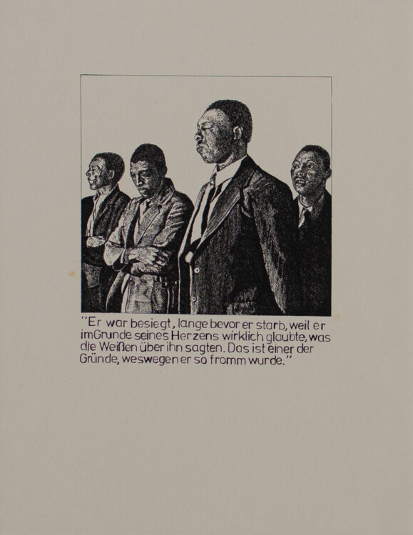 Signiert Bernd - Illustration zu James Baldwin, Kirchen...