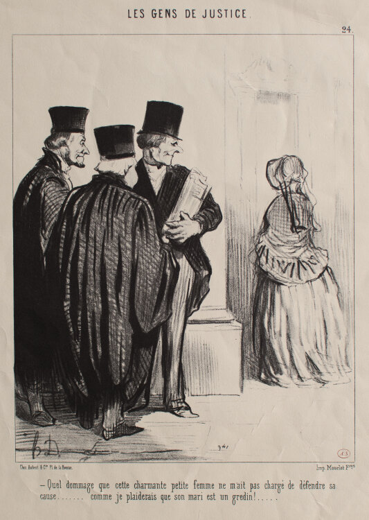 Honore Daumier - Les gens de Justice - o.J. - Lithografie