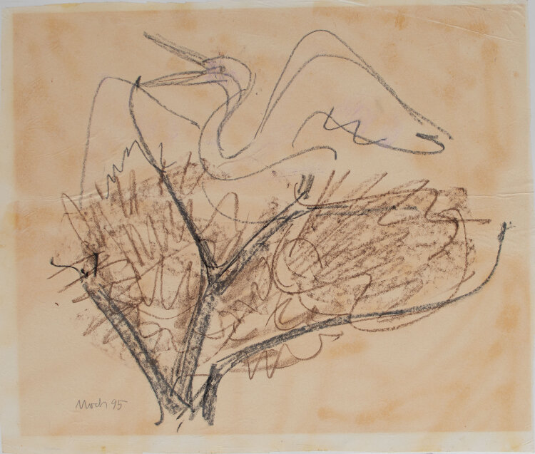 Helene Moch - Vogel - 1995 - Farbkreide