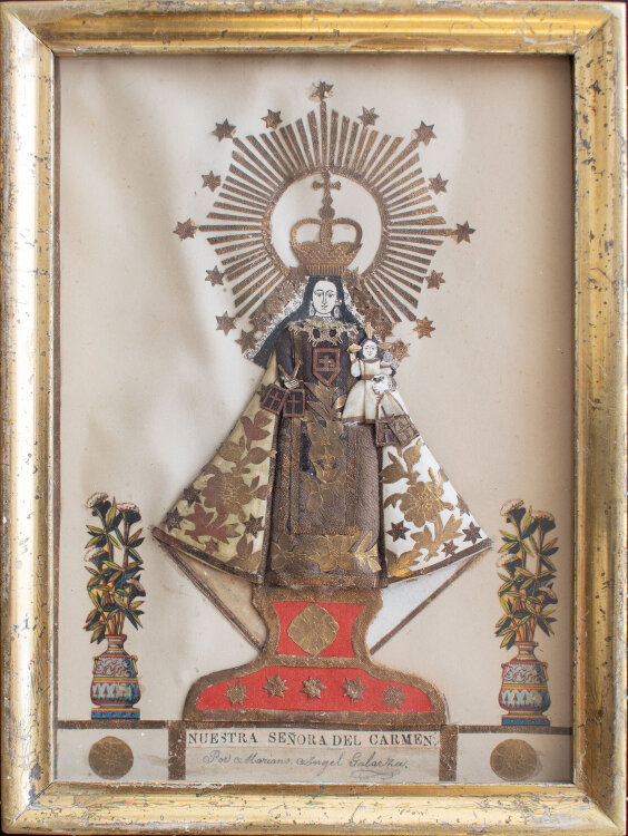 unbekannt - María del Carmen/ Señora del Carmen - o.J. - Collage