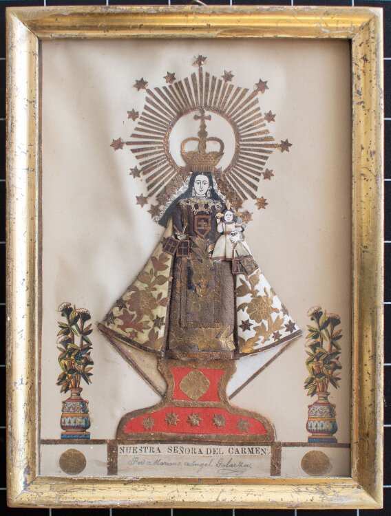 unbekannt - María del Carmen/ Señora del Carmen - o.J. - Collage