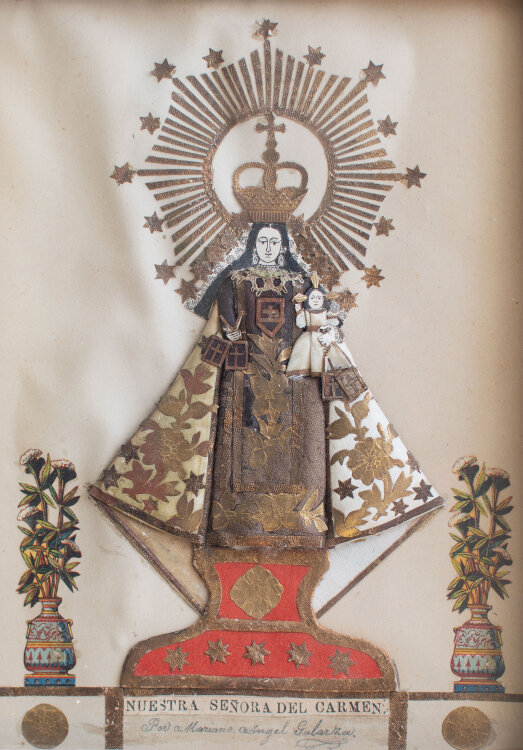 unbekannt - María del Carmen/ Señora del Carmen - o.J. - Collage