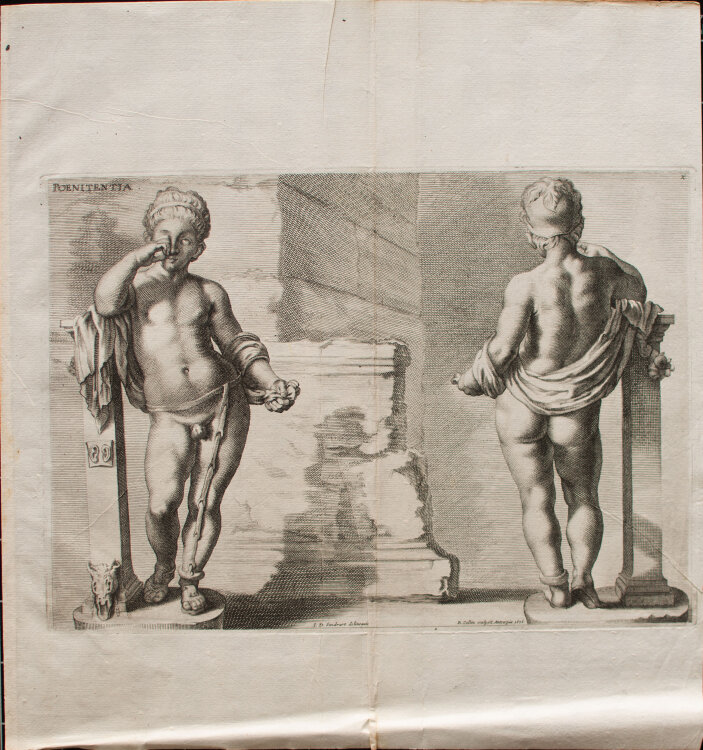 Joachim von Sandrart - Poenitentia - 1676 - Kupferstich