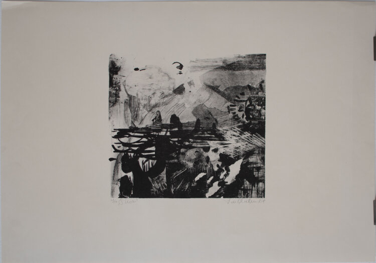 unbekannt - Sinai - 1964 - Lithoagrafie