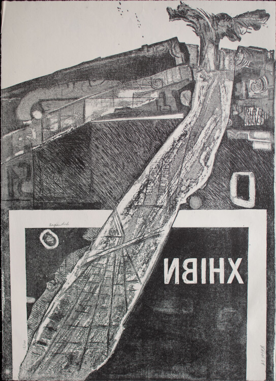 unbekannt - Abstrakt - 1969 - Lithografie