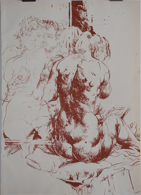 Willi Sitte - Zu Ovids Ars Amatoria - o.J. - Lithografie