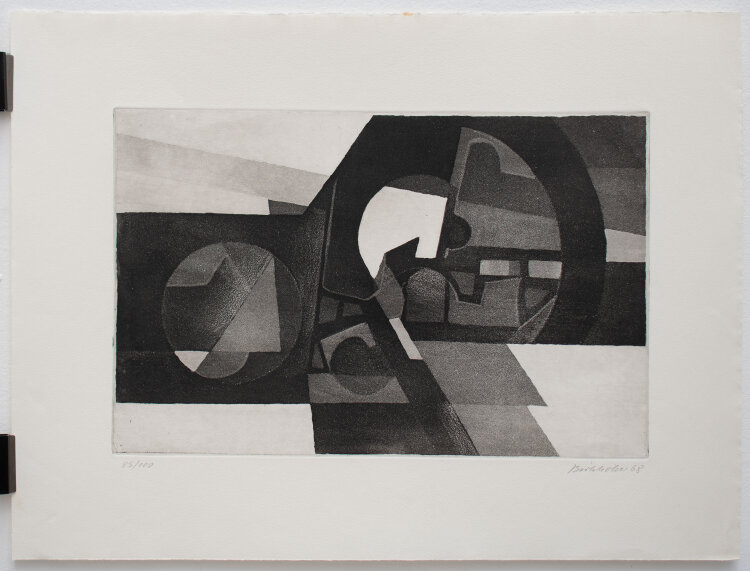 Johannes Birkholzer - ohne Titel - 1968 - Radierung