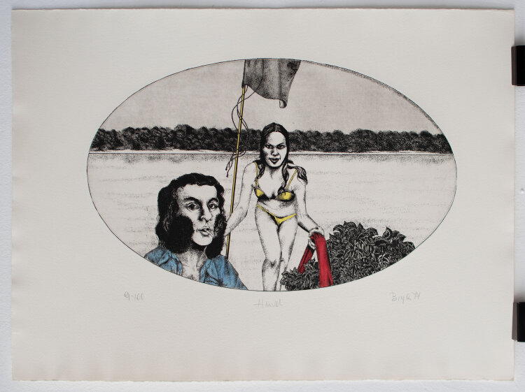 Carl Bianga - Havel - 1974 - Radierung