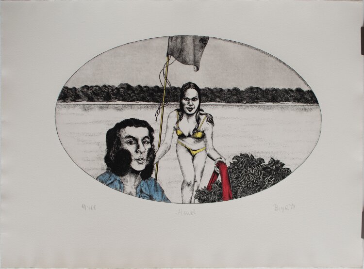 Carl Bianga - Havel - 1974 - Radierung