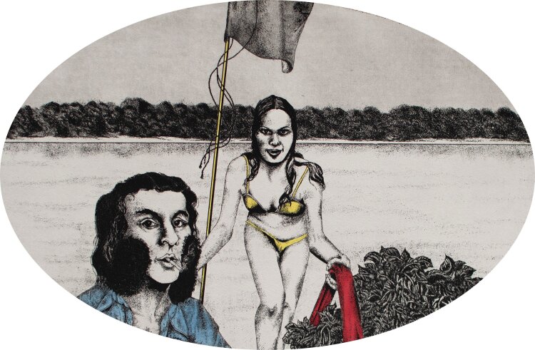 Carl Bianga - Havel - 1974 - Radierung