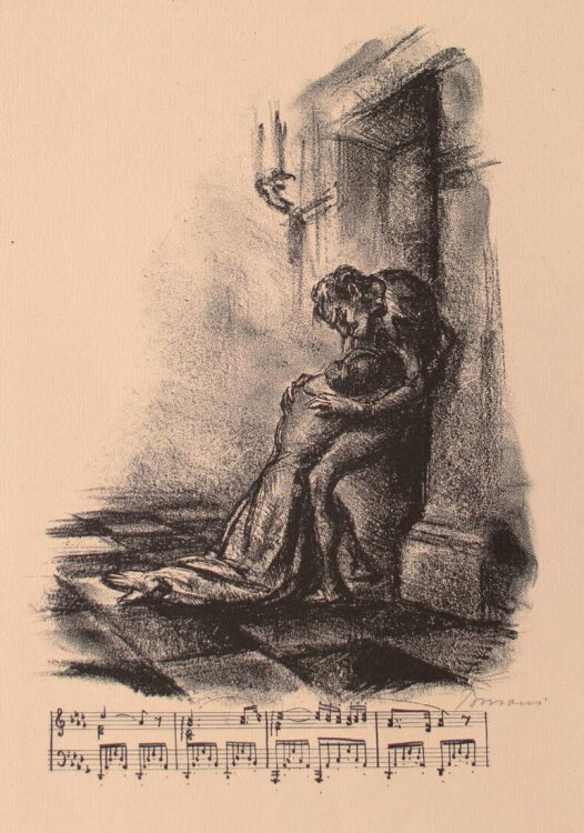 Rafaello Busoni - Rigoletto - 1924 - Lithografie Mappe