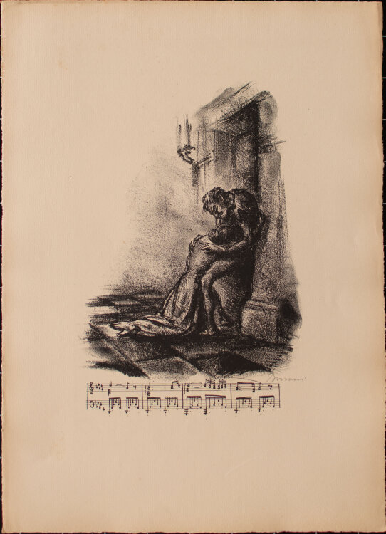 Rafaello Busoni - Rigoletto - 1924 - Lithografie Mappe