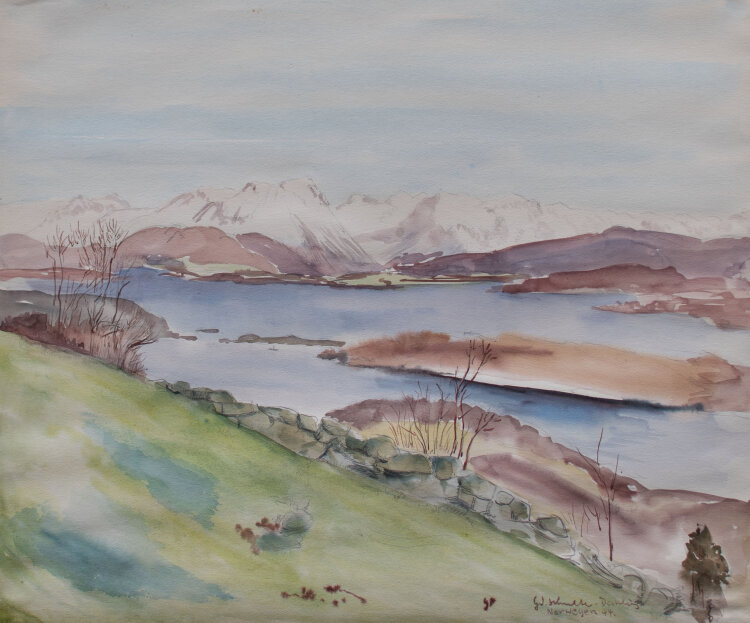Gerhard Schulte-Dahling - Landschaft Norwegen am...