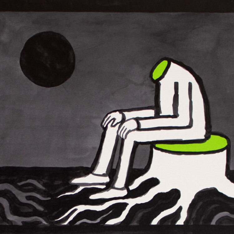 Der Straßburger Block; Jean Remlinger, Jan Peter Tripp, Tomi Ungerer und Raymond E. Waydelich - In search of a new tomorrow; Auf der Suche nach einem neuen Morgen - 1992 - Siebdruck