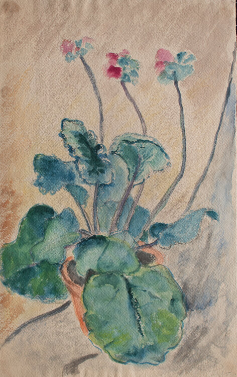 Gerhard Schulte-Dahling - Blumenstudie - 1925 - Aquarell