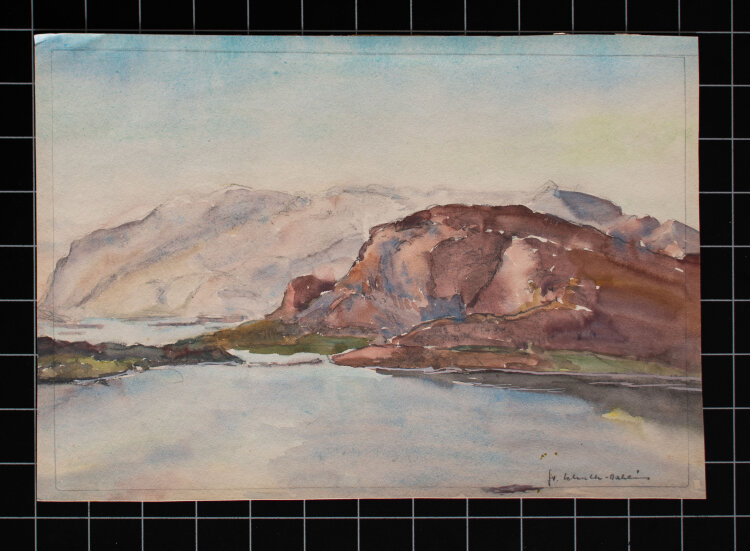 Gerhard Schulte-Dahling - Landschaft Norwegen - o.J. - Aquarell