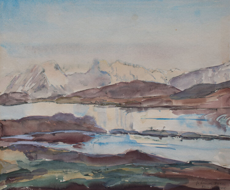 Gerhard Schulte-Dahling - Landschaft Norwegen am...