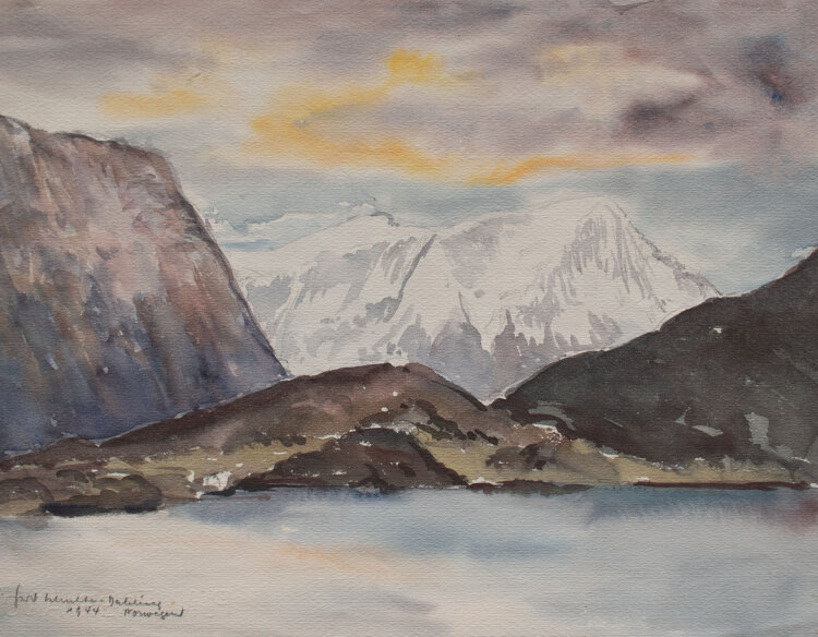 Gerhard Schulte-Dahling - Landschaft Norwegen - 1944 -...