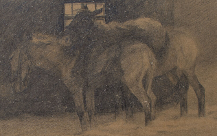 Albert Jansen - Pferdeliebe - 1912 - Zeichnung