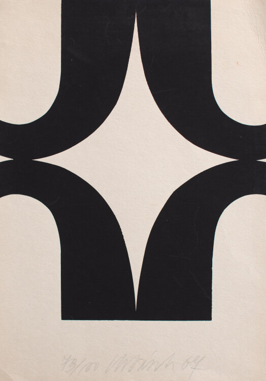 Miloš Urbásek - ohne Titel - 1967 - Siebdruck
