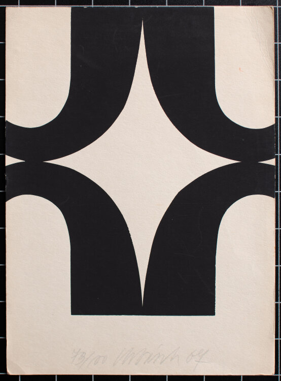Miloš Urbásek - ohne Titel - 1967 - Siebdruck