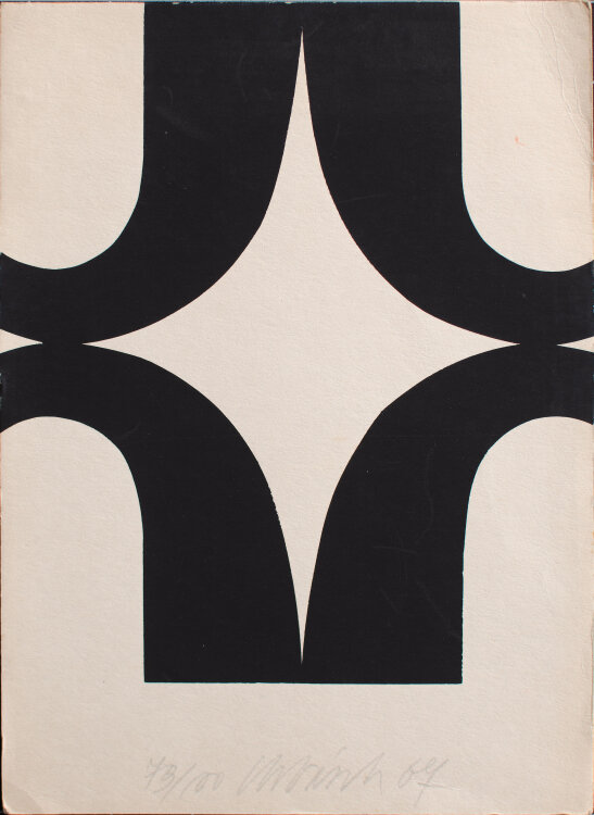 Miloš Urbásek - ohne Titel - 1967 - Siebdruck