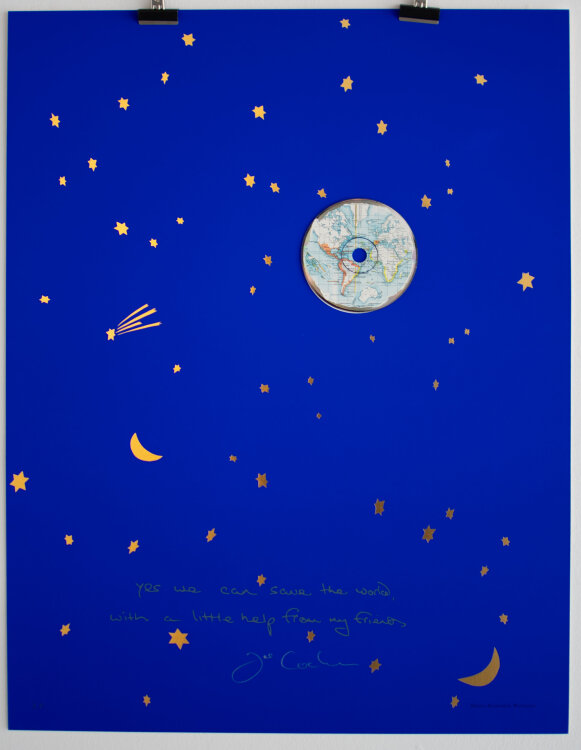 Joe Cocker - In search of a new tomorrow; Auf der Suche nach einem neuen Morgen - 1992 - Siebdruck