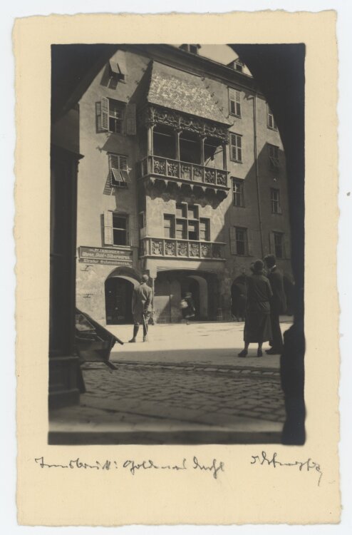 Adalbert Defner - Innsbruck goldenes Dachl - o.J. - Fotografie