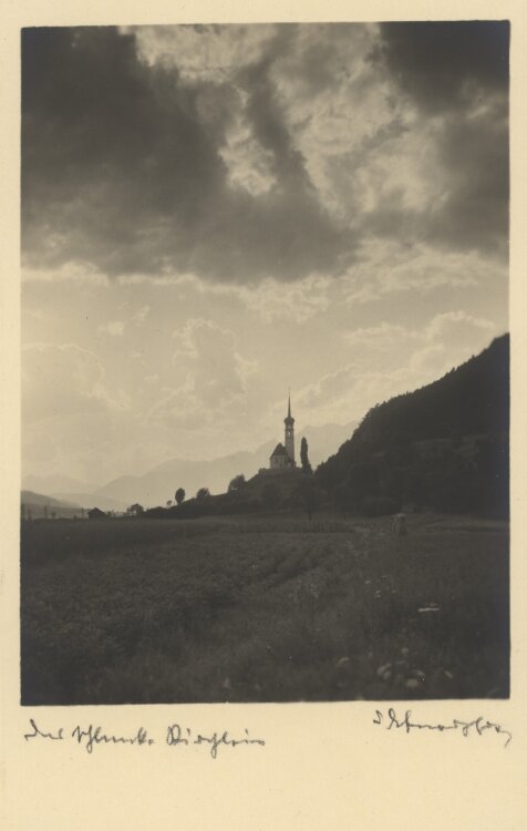 Adalbert Defner - das schlanke Kirchlein - o.J. - Fotografie