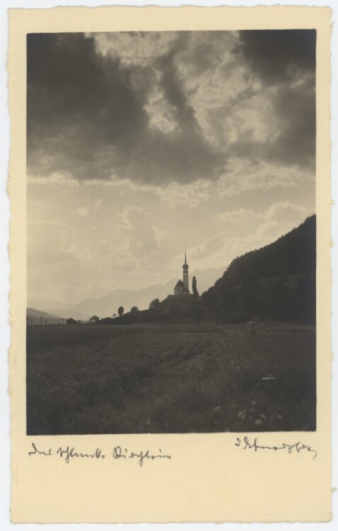 Adalbert Defner - das schlanke Kirchlein - o.J. - Fotografie