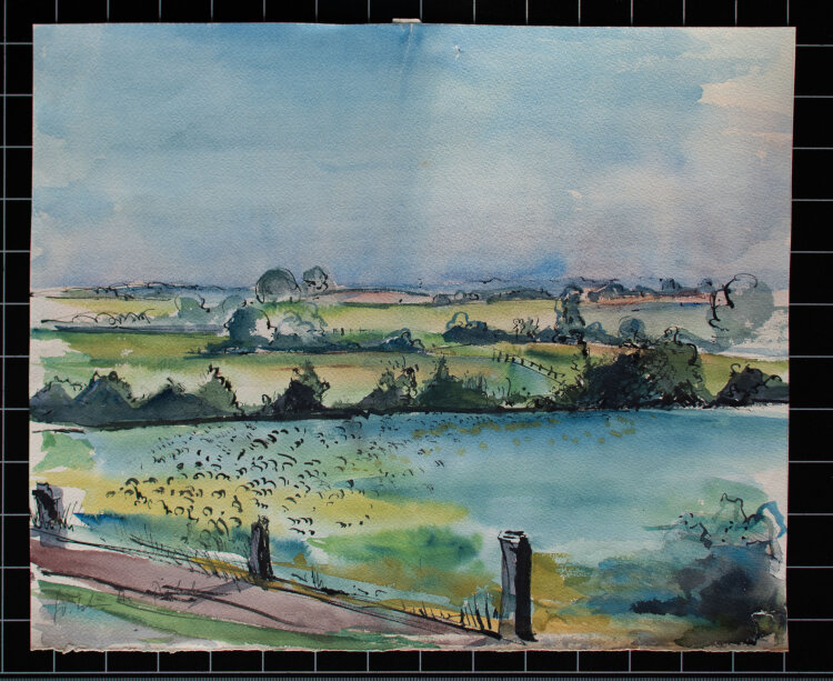 Gerhard Schulte-Dahling - Felder - o.J. - Aquarell