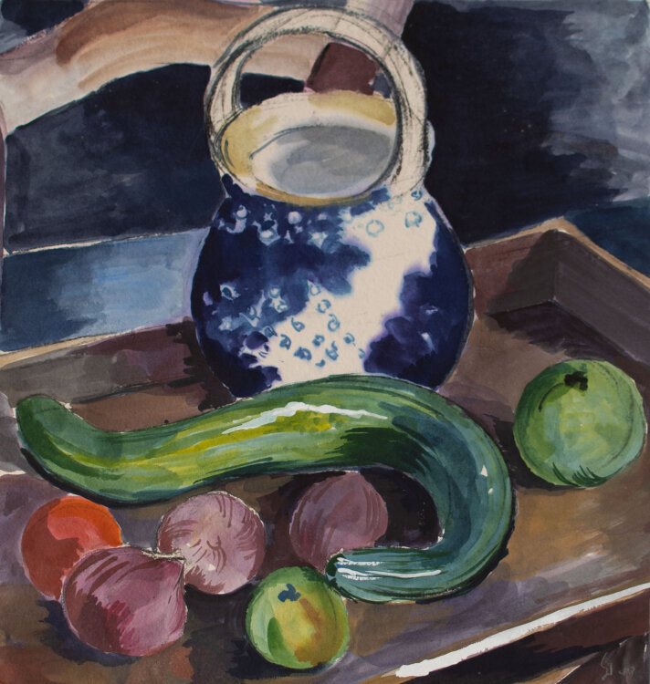 Gerhard Schulte-Dahling - Stillleben mit Gemüse und...