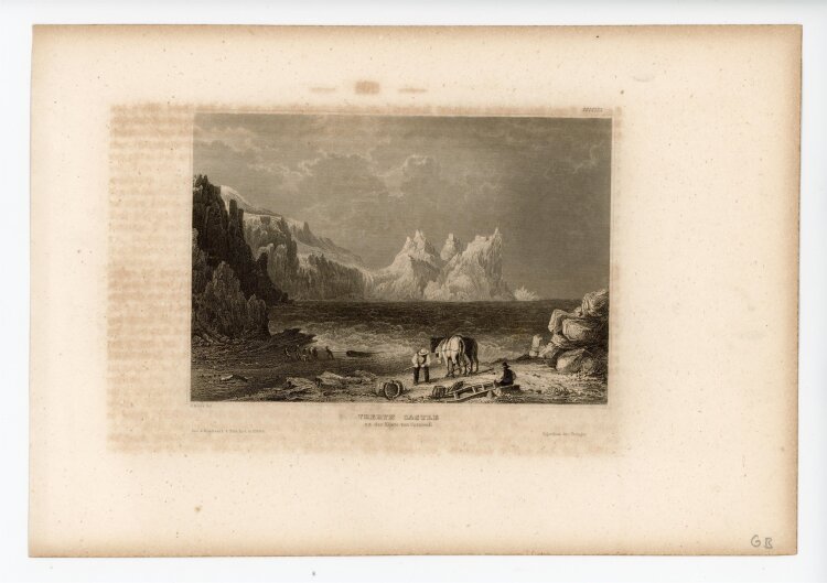 C. Reiss - Treryn Castle - o.J. - Stahlstich