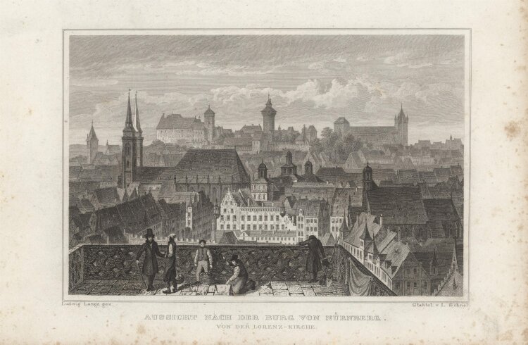 L. Schnell - Nürnberg - 1837 - Stahlstich