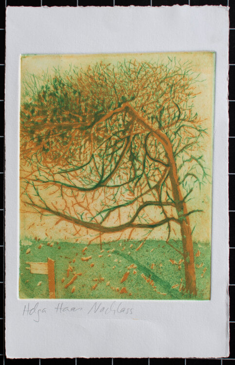 Helga Wirth - Herbstlandschaft - o.J. - Farbradierung