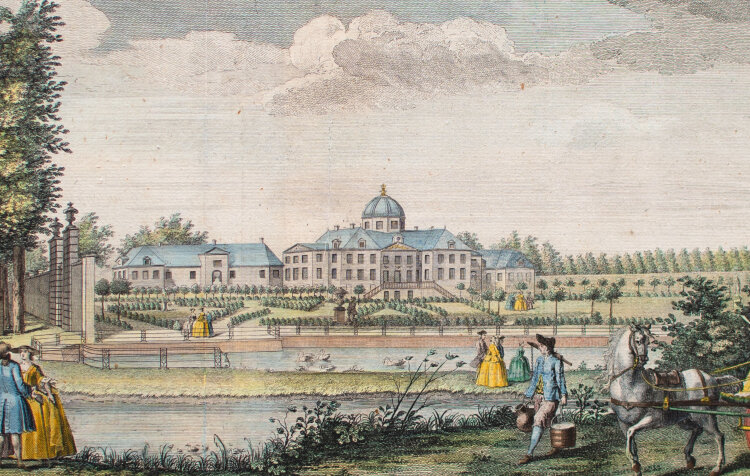 Robert Sayer -  A Garden Front View of the Prince of...
