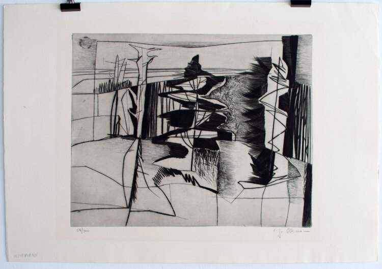 Carl-Heinz Kliemann - Abstrahiertes Landschaft - o.J. -...