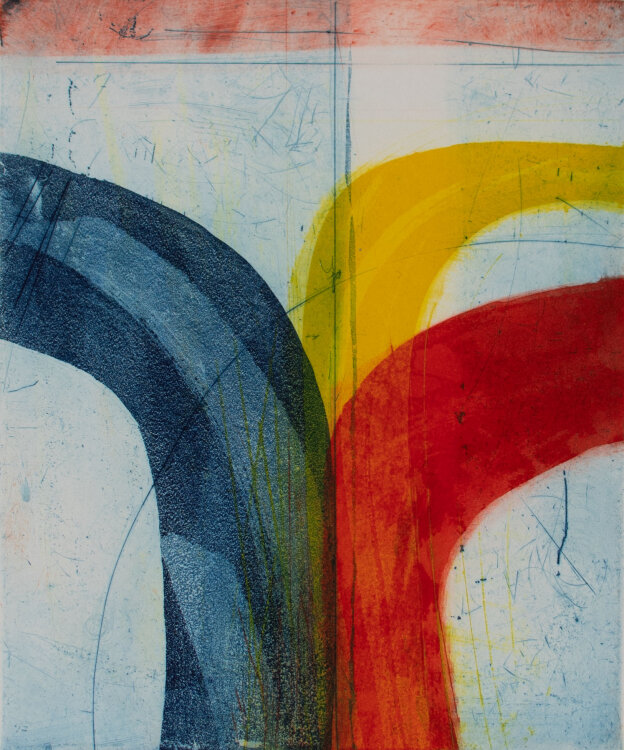Willibrord Haas - Triton - 1979 - Farbradierung