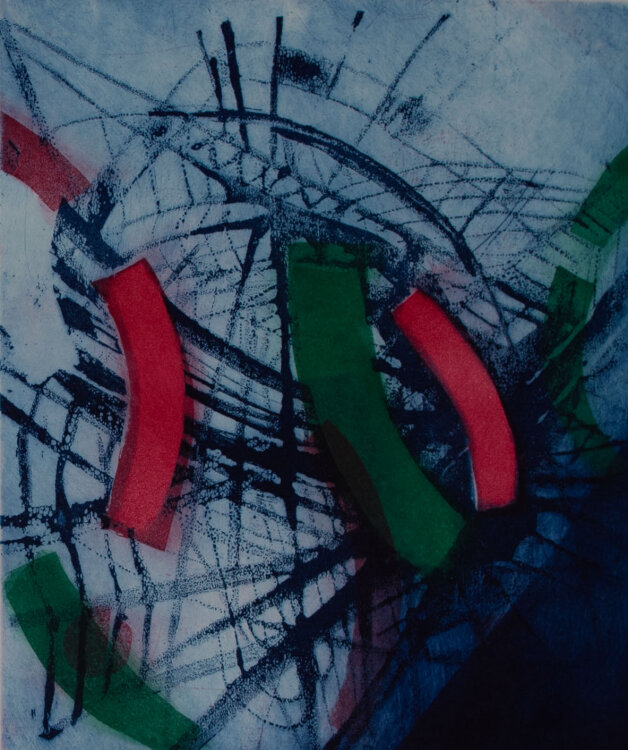 Willibrord Haas - Hoffnung - 1989 - Farbradierung