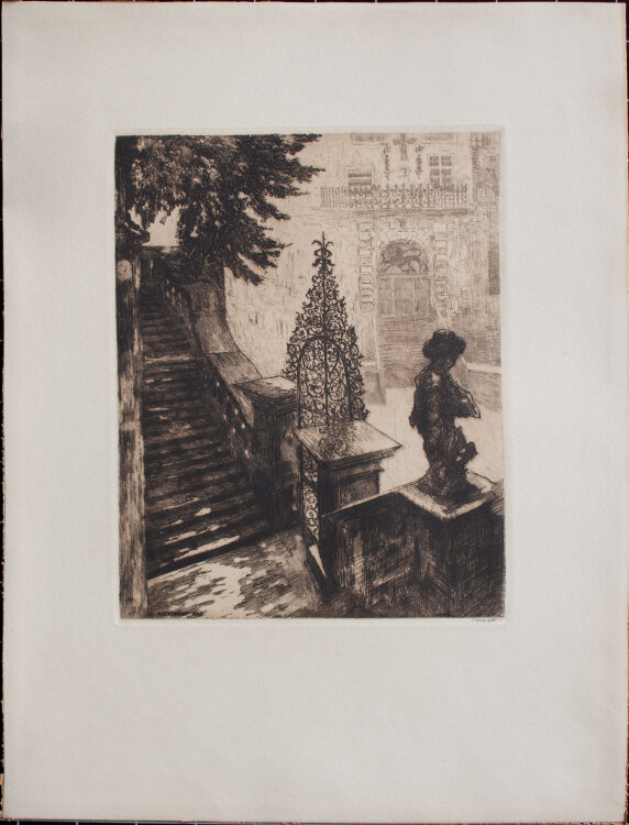 Siegfried Mackowsky - Treppenaufgang - 1911 - Radierung