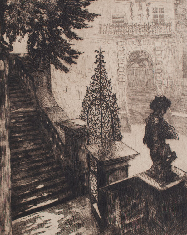 Siegfried Mackowsky - Treppenaufgang - 1911 - Radierung