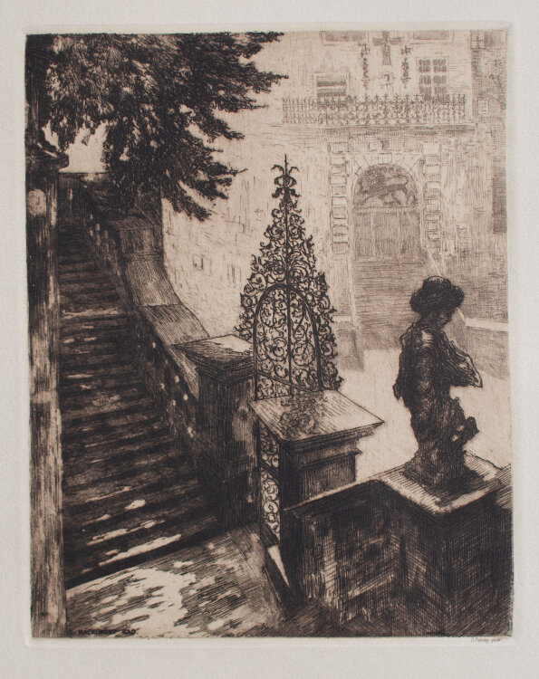 Siegfried Mackowsky - Treppenaufgang - 1911 - Radierung