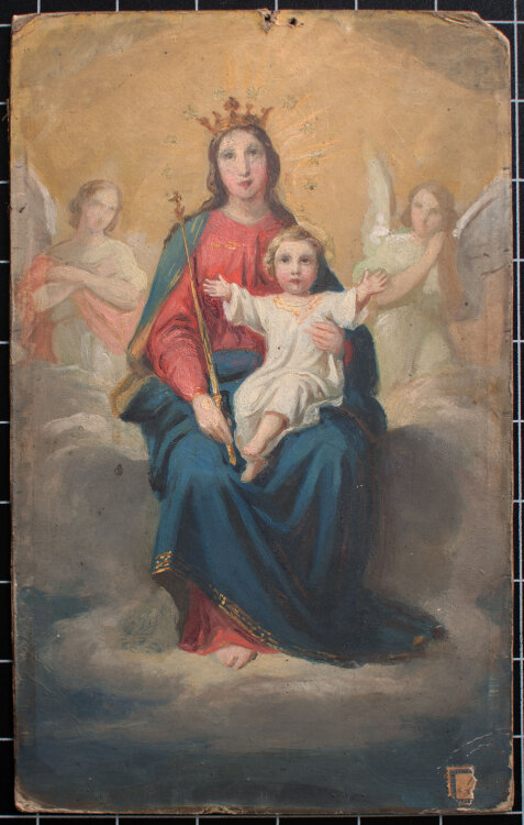 Heinrich Keyser - Madonna mit Christuskind - o.J. - Öl